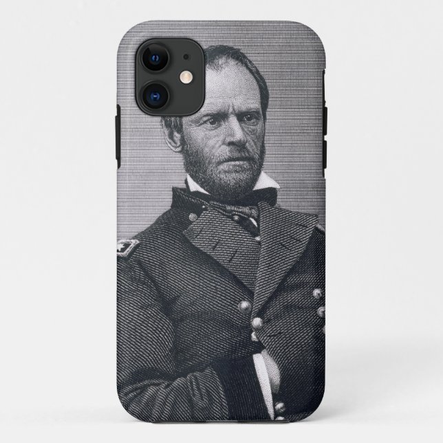 Capa Para iPhone Da Case-Mate General William Tecumseh Sherman, gravado após a (Verso)