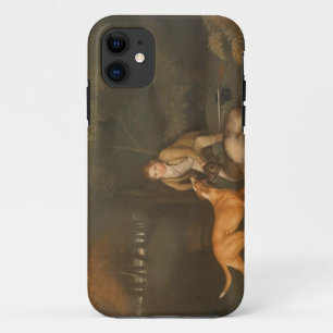 Capa Para iPhone Da Case-Mate George Stubbs- Freeman com uma gama e um cão de