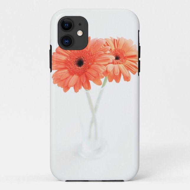Capa Para iPhone Da Case-Mate Gerbera Daisies, Orange (Verso)