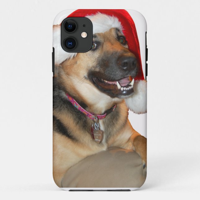 Capa Para iPhone Da Case-Mate German shepherd de Natal (Verso)