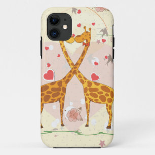 Capa Para iPhone Da Case-Mate Girafas no amor