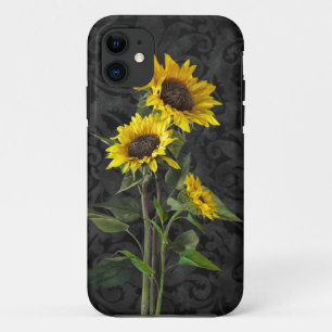 Capa Para iPhone Da Case-Mate Girassóis no damasco