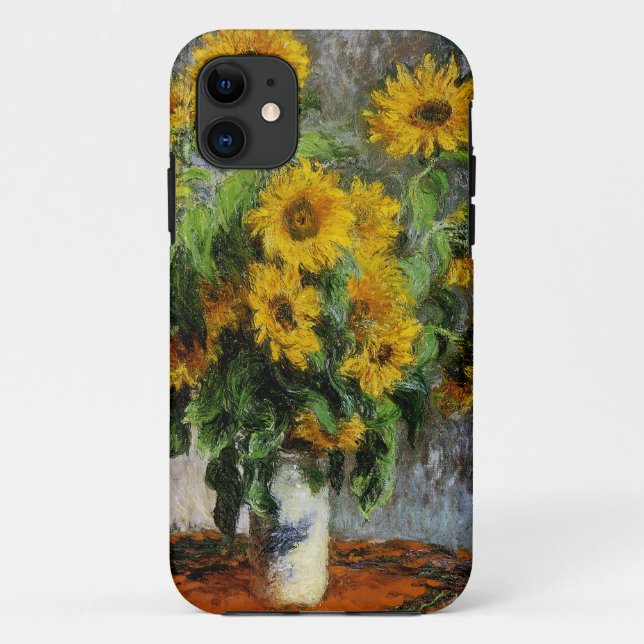 Capa Para iPhone Da Case-Mate Girassóis por Monet (Verso)