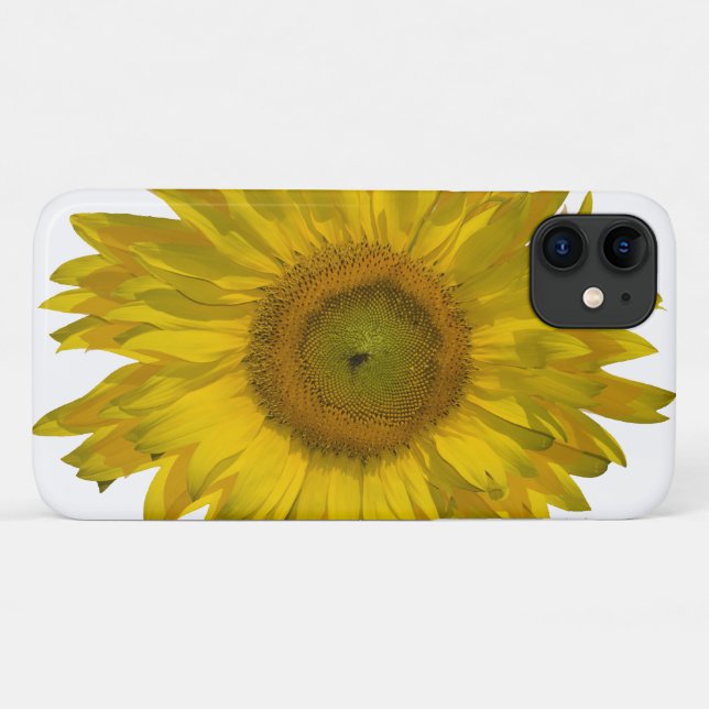 Capa Para iPhone Da Case-Mate Girassol Amarelo (Verso (horizontal))