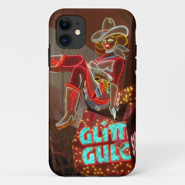 Capa Para iPhone Da Case-Mate Glitter Gulch Las Vegas (Verso)