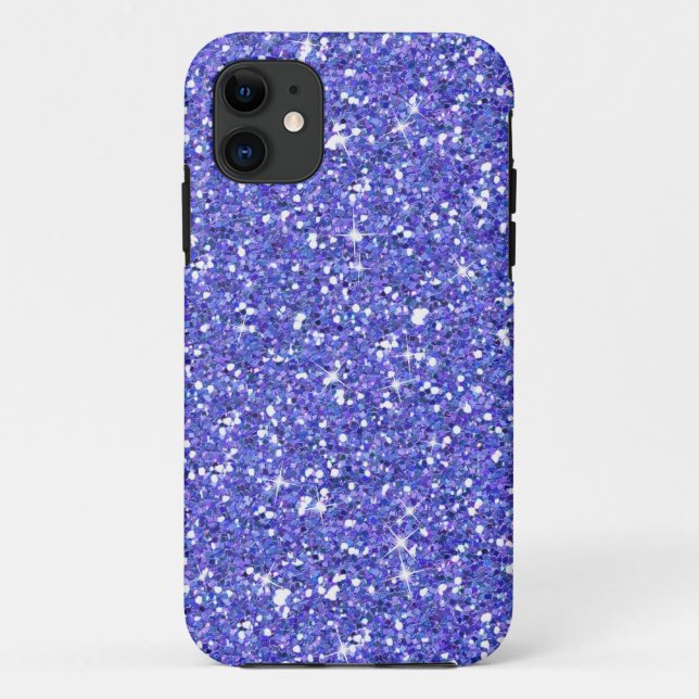 Capa Para iPhone Da Case-Mate Glitzy Blueberry Glitter (Verso)