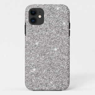 Capa Para iPhone Da Case-Mate Glitzy Silver Glitter