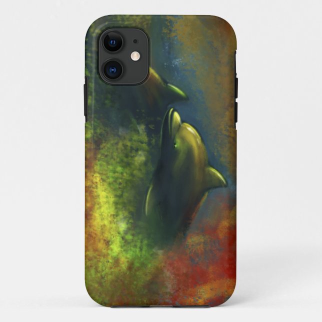 Capa Para iPhone Da Case-Mate Golfinhos (Verso)