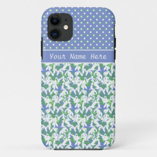Capa Para iPhone Da Case-Mate Gotas de neve de Primavera bonito com Bolinhas em