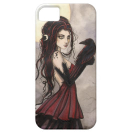 Capa Para iPhone Da Case-Mate Gótica Fantasy Art Witch e Raven iPhone 5 Case