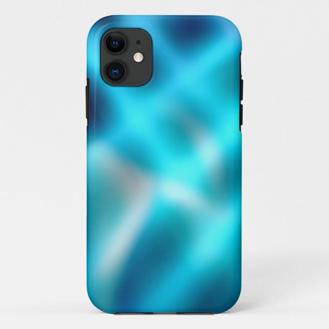 Capa Para iPhone Da Case-Mate Gradien abstrato azul aquático (Verso)