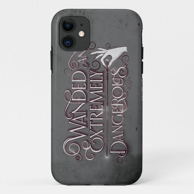 Capa Para iPhone Da Case-Mate Gráfico Wanded E Extremamente Perigoso - Branco (Verso)