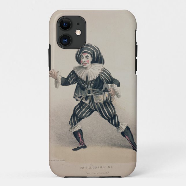 Capa Para iPhone Da Case-Mate Grimaldi como Scaramouche, do dell'Ar de Commedia (Verso)