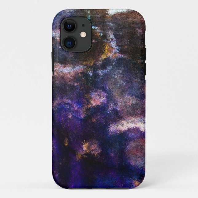 Capa Para iPhone Da Case-Mate Grunge Roxo (Verso)