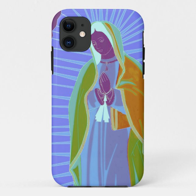 Capa Para iPhone Da Case-Mate Guadalupe Ultraviolet (Verso)