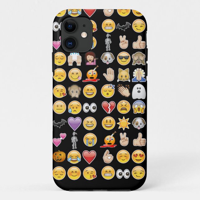 Capa Para iPhone Da Case-Mate halloween emoji (Verso)
