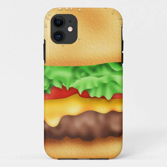 Capa Para iPhone Da Case-Mate Hamburger com tudo! (Verso)