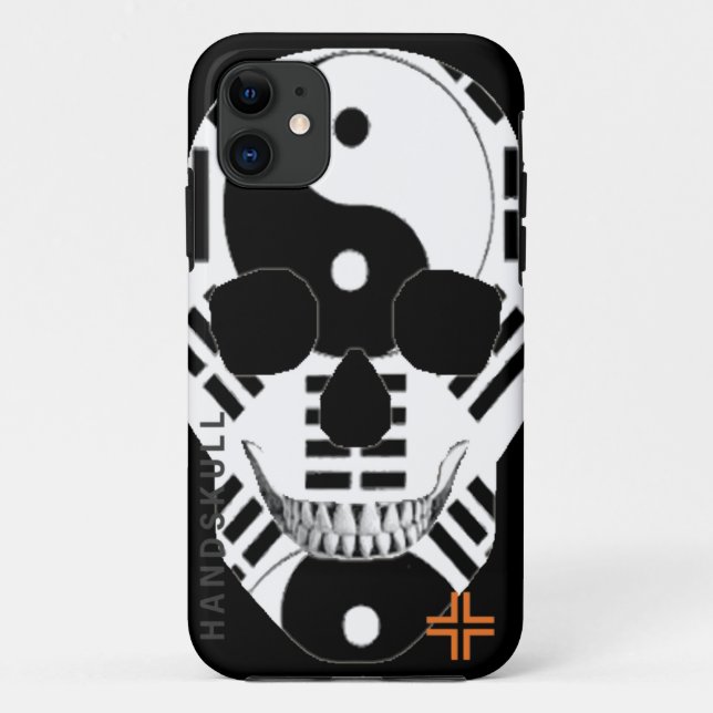 Capa Para iPhone Da Case-Mate HANDSKULL Yin Yang - iPhone 5/5S Xtreme resistente (Verso)