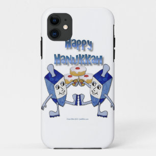 Capa Para iPhone Da Case-Mate Hanukkah Dancing Dreidels e Jelly Doughnut