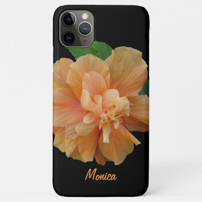 Capa Para iPhone Da Case-Mate Hibiscus com seu nome (Verso)