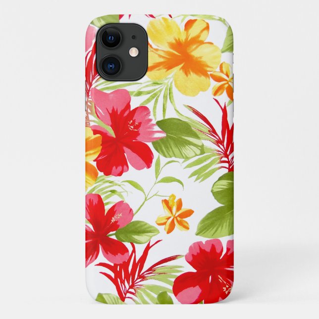 Capa Para iPhone Da Case-Mate Hibiscus Floral Fiesta (Verso)