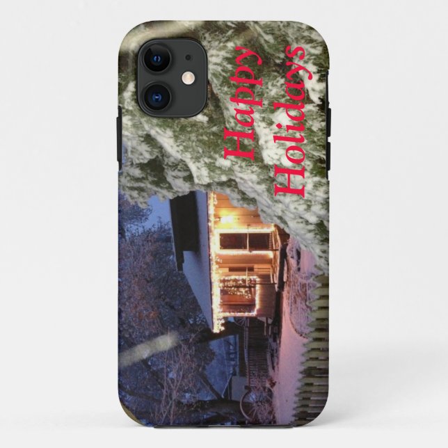 Capa Para iPhone Da Case-Mate High Sierra Feliz Feriado (Verso)