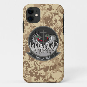 Capa Para iPhone Da Case-Mate HMLA-269 "o Gunrunners" Camo marinho
