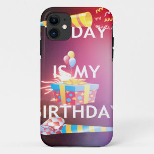 CAPA PARA iPhone DA Case-Mate HOJE É MEU ANIVERSÁRIO