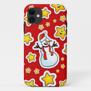 Capa Para iPhone Da Case-Mate Homem de neve e estrelas, caso do iPhone 5
