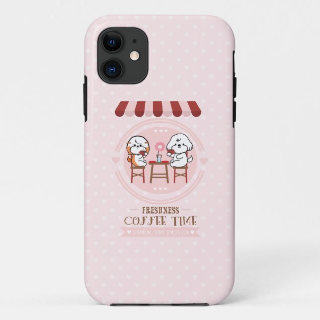 Capa Para iPhone Da Case-Mate Hora do café (Verso)