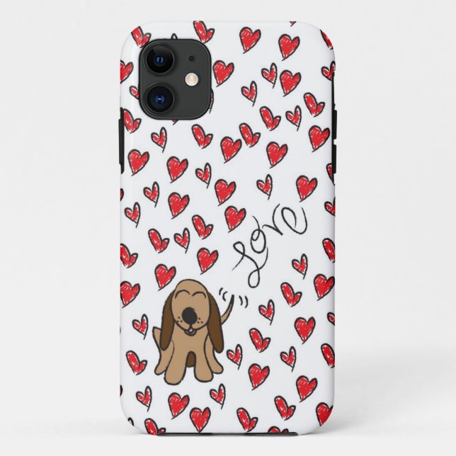 Capa Para iPhone Da Case-Mate Hound Dog Love (Verso)