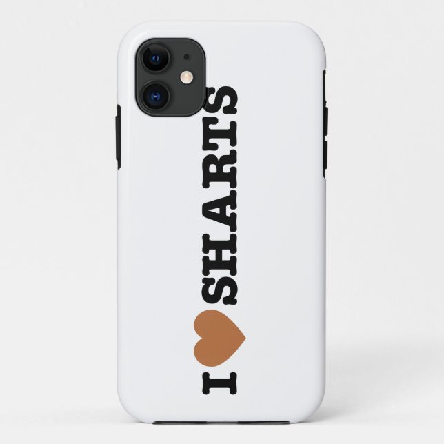 Capa Para iPhone Da Case-Mate I Heart Sharing Engraçado Ícone (Verso)