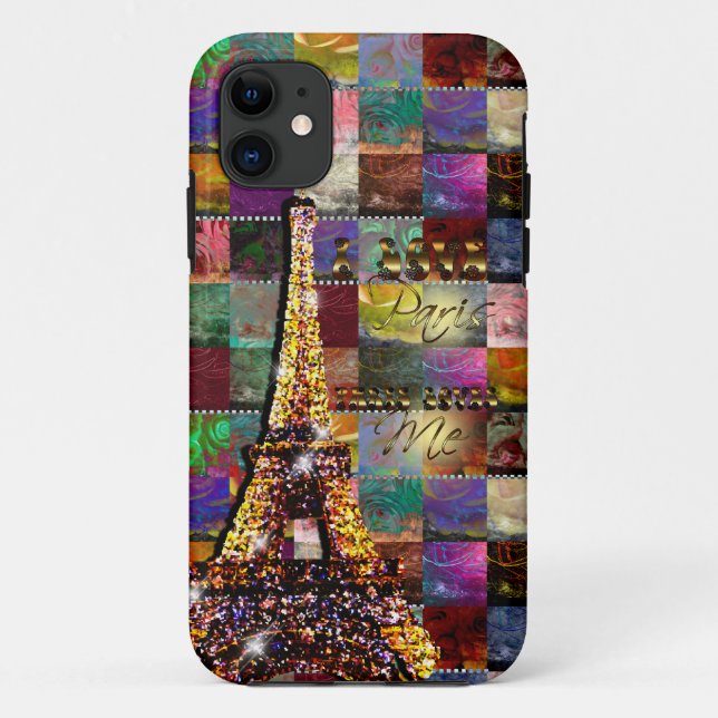 Capa Para iPhone Da Case-Mate I Love Paris - iPhone 5 Case (Verso)