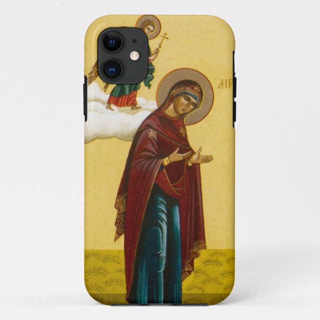 Capa Para iPhone Da Case-Mate Ícone russo da Virgem Maria (Verso)