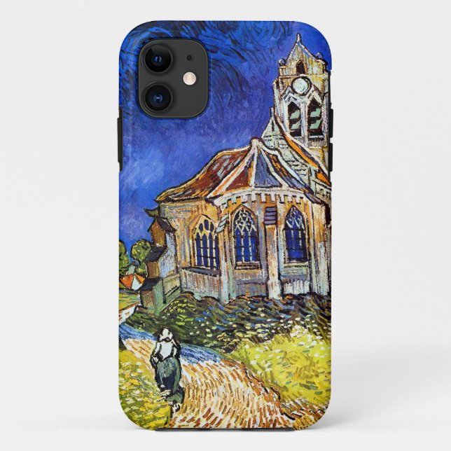 Capa Para iPhone Da Case-Mate Igreja de Van Gogh em Auvers (Verso)