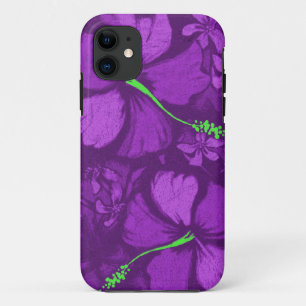 Capa Para iPhone Da Case-Mate Ilustração havaiana da rocha da lava do hibiscus