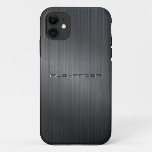 Capa Para iPhone Da Case-Mate Impressão de alumínio escovado cinzas do metal