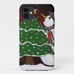 Capa Para iPhone Da Case-Mate Impressão de Arte Surpresa de Árvore de Natal