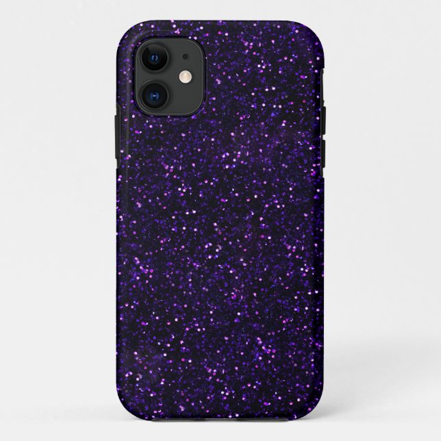 Capa Para iPhone Da Case-Mate Impressão de brilhante roxo escuro (Verso)