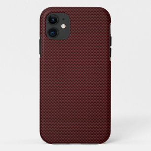 Capa Para iPhone Da Case-Mate Impressão de Estilo de Fibra de Carbono Vermelho R