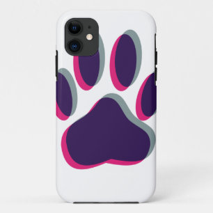 Capa Para iPhone Da Case-Mate Impressão de Pata de Cachorro Focada