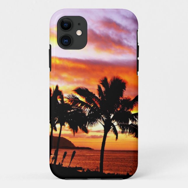 Capa Para iPhone Da Case-Mate Impressão do Sunset Havaiano (Verso)