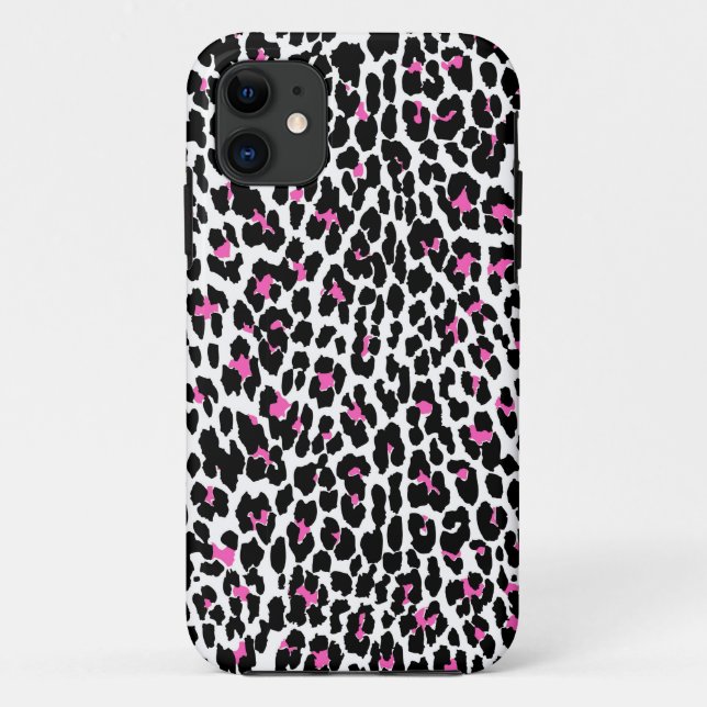 Capa Para iPhone Da Case-Mate impressão-leopardo rosa (Verso)