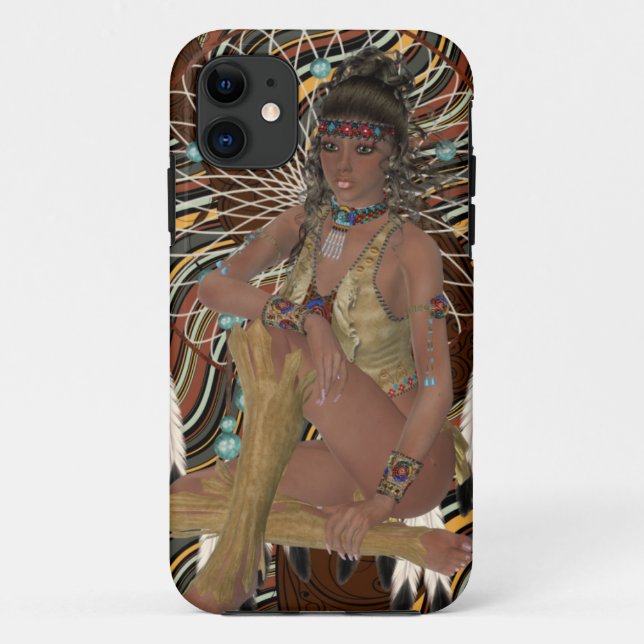 Capa Para iPhone Da Case-Mate Índio americano (Verso)