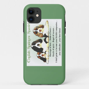 Capa Para iPhone Da Case-Mate Inglês Springer Spaniel Heritage of Love