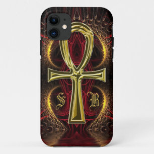 Capa Para iPhone Da Case-Mate Iniciais de Nome Personalizado da Deusa Dourada An