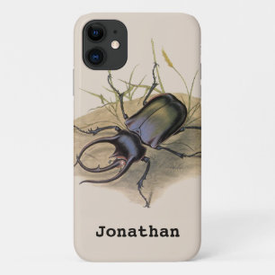 Capa Para iPhone Da Case-Mate Insetos do vintage e insetos, besouro de