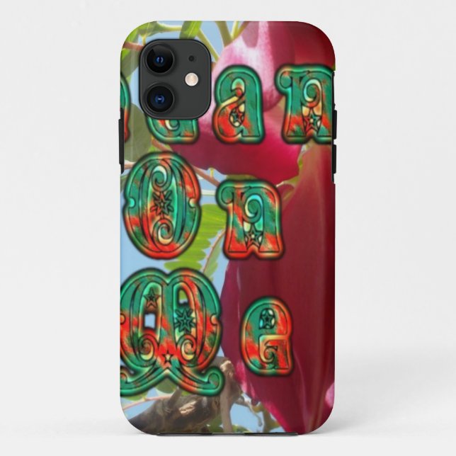 Capa Para iPhone Da Case-Mate Inspiron Lean On Me Floral Skyward Art Impressão (Verso)