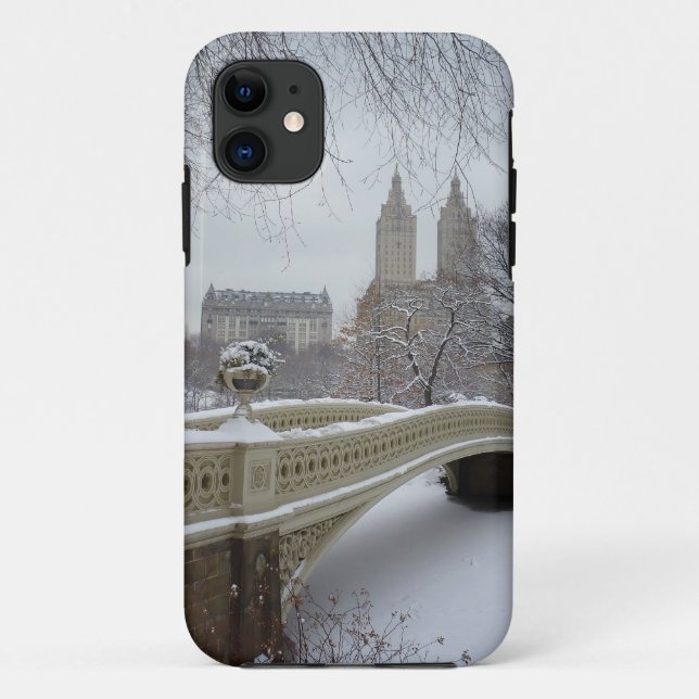 Capa Para iPhone Da Case-Mate Inverno - Central Park - Nova Iorque (Verso)