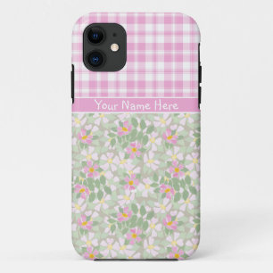 Capa Para iPhone Da Case-Mate iPhone 5/5s Case-Mate Case Dogroses e Xadrezes cor